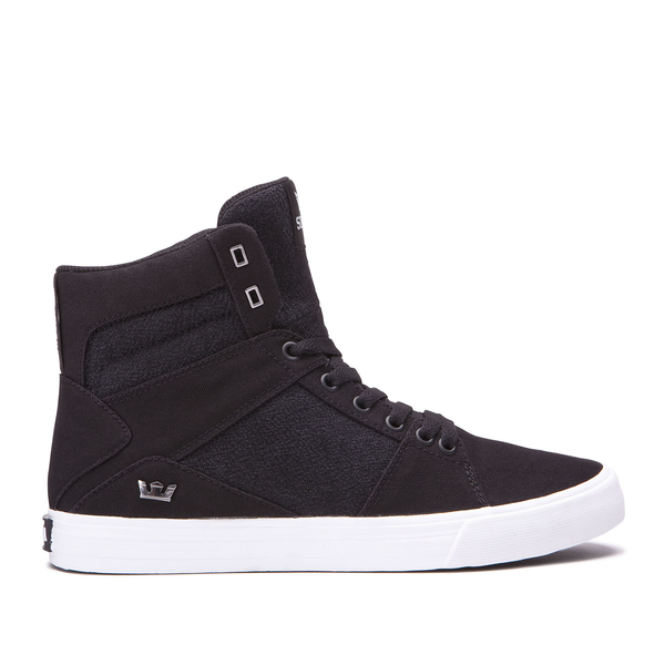 Tenis Supra Mexico Online Supra ALUMINUM Altos Negras Blancas